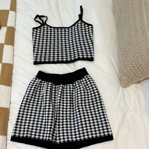 Two piece gingham set